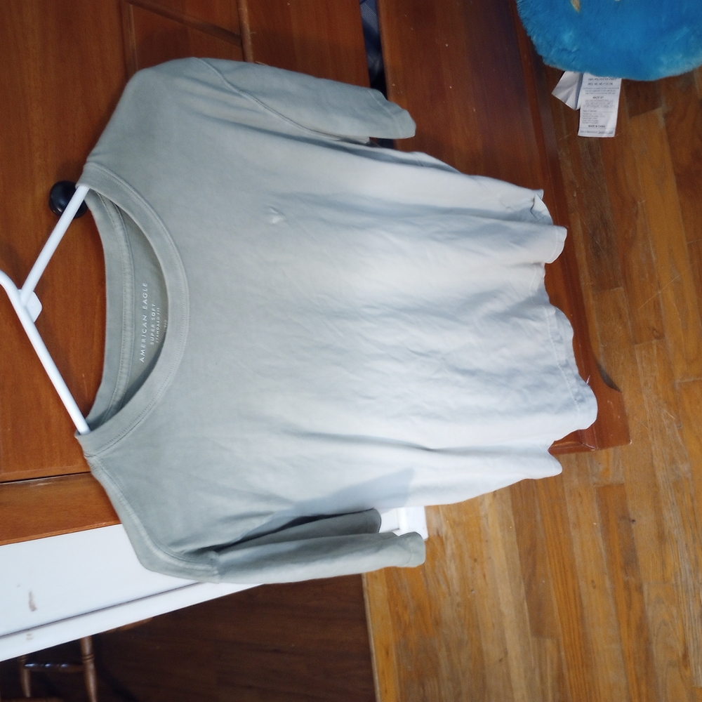 Madewell Light Gray Long Sleeve Shirt